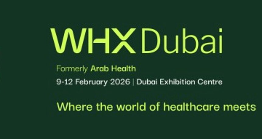 an der internationalen Med-Tech Messe Arab Health